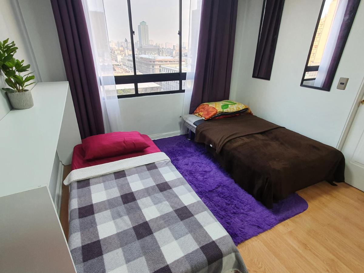Centrico, Comodo Y Moderno Con Vista Privilegiada Hasta 4Pers Santiago de Chile Exteriör bild