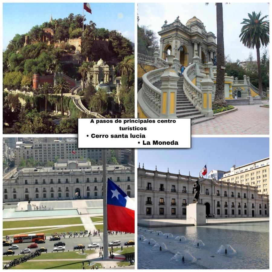 Centrico, Comodo Y Moderno Con Vista Privilegiada Hasta 4Pers Santiago de Chile Exteriör bild