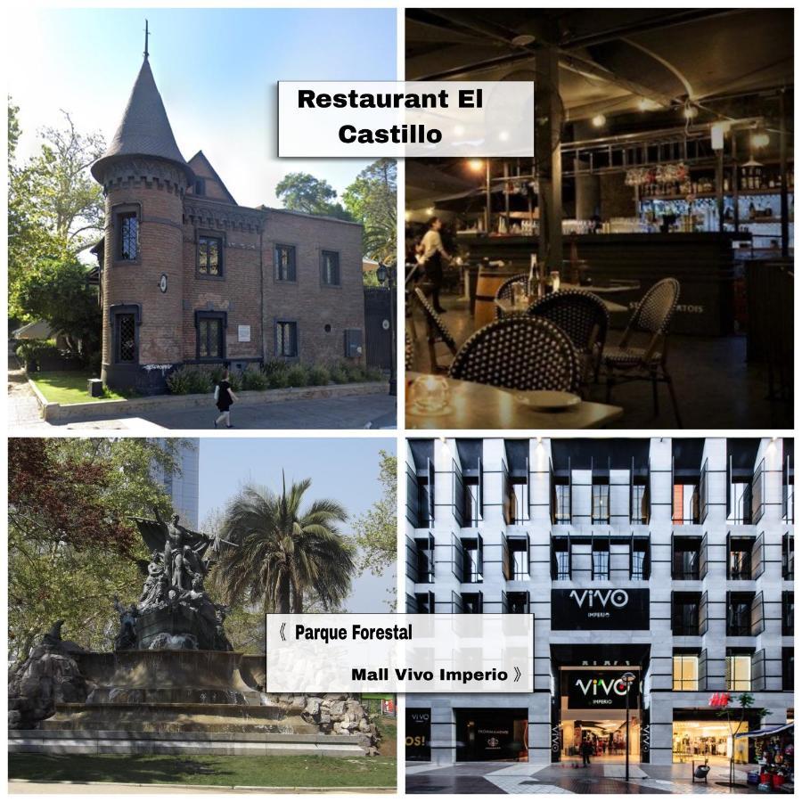 Centrico, Comodo Y Moderno Con Vista Privilegiada Hasta 4Pers Santiago de Chile Exteriör bild