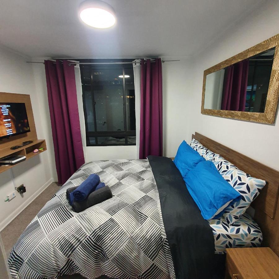 Centrico, Comodo Y Moderno Con Vista Privilegiada Hasta 4Pers Santiago de Chile Exteriör bild